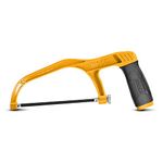 INGCO Mini Hacksaw, 150mm (6") Hand Saw, Comfortable Handle Aluminium Body With 1 pcs Blade for Metal, Wood, PVC Pipes