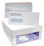 #9 Ready-Seal Double Window Security Tinted Check Envelopes, Compatible for QuickBooks Checks, Sage 100 Program, Blackbaud Software ETC, from NextDayLabels, Box of 500