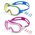 Kids Swim Goggles,2 Pack Swimming G