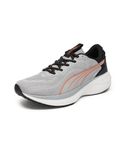 Puma, Mens, Galaxis Pro, Gray Echo-Puma White-Orange Glo, Running Shoe, 8UK, (31176704)