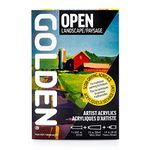 Golden Artist Colors, OPEN Slow-Drying Acrylics, 8-color Landscape Set 0000977-0