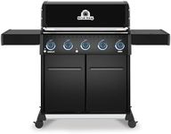 Broil King 675117 Baron 520 Pro Shadow 5-Burner Natural Gas Grill in Black Pellet Ready