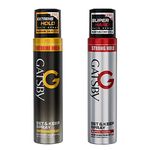 Gatsby Set and Keep Extreme Hold Hair Spray, 250ml with Super Hard Hair Spray, 250ml