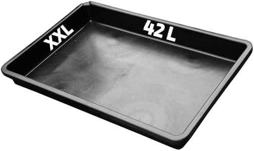 SW-Stahl 07377L Bac de rétention universel XXL I 88 x 60 x 10cm grand bac en plastique I 42 litres de capacité
