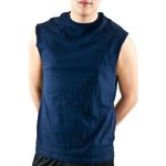 Russell Athletic mensCotton Classic Muscle Sleeveless T-Shirt - Blue - S