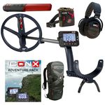XP Metal Detectors ICONX Adventure Pack - WSA-XL Stereo Headphones, MI-6 Pinpointer, FMF 11" Coil, Backpack, Pouch - Wireless Waterproof UltraLight & Compatible DEUS II (ICONX-ADVENTUREPACK)