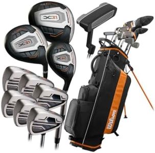 Wilson Golf Mens X31 Advantage Complete Package Set - Steel With Stand Bag