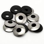 TERF® Bonded Sealing Washers M10 (10mm) X 25mm X 2.8mm Stainless Steel A2 (304) Neoprene Rubber Bonded Gasket Washers 10mm Inside Diameter X 25mm Outside Diameter X 2.8mm Thickness - Pack of 10