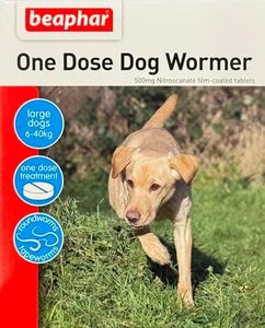 Beaphar One Dose Wormer Large Dog