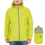 Highlander Men’s Waterproof Jacket - Stow & Go Packaway Jacket - Ultimate Waterproof Protection, Lightweight & Breathable, Perfect for Everyday and Outdoor Adventures