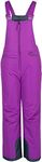 Arctix Kids Insulated Snow Bib Overalls, Amethyst, Large Husky