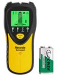Mecurate 5-in-1 Stud Finder with LCD Display, Wall Scanner for Studs, Metal, AC Wires Detection, Lightweight & Durable, Perfect for Homeowners & DIY Projects(Lemon)