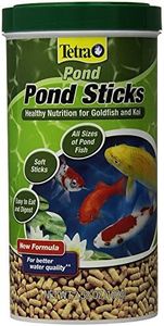 Tetra Pond Sticks, Koi Fish & Goldfish Food, Soft Sticks, Easy to Digest Floating Pond Fish Food, 3.53 ounces