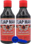 Lucullus Ketjap Manis Sauce 250ml - Indonesian Sweet Soy Sauce Spice (2-Pack) + UpLabel Creations 1ml Measuring Spoon