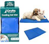 Crufts - Self Cooling Pet Dog Gel Mat 40cm x 30cm Travel Playing Training Pad,Blue