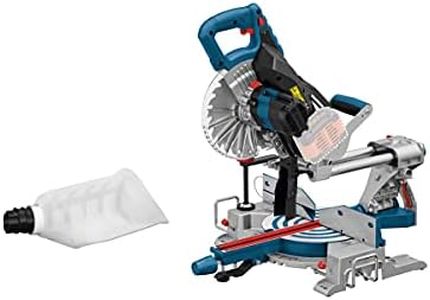 Bosch Professional BITURBO GCM 18V-216 Cordless Sliding mitre Saw (Saw Blade Dia.: 216 mm, excl. Rechargeable Batteries and Charger, in Cardboard Box)