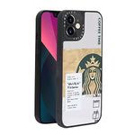 PHONE RING HOLDER Ultra Hybrid Camera And Drop Protection Back Cover Case For Iphone 11 (Tpu + Polycarbonate, Starbuck Quotes) (Ct), Multicolor