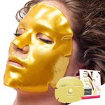 50 x New Infinitive Beauty Crystal 24K Gold Powder Gel Collagen Face Mask Masks Sheet Patch, Anti Ageing Aging, Skincare