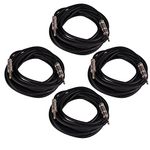 Seismic Audio Q12TW25-4Pack 25-Feet 1/4 to 1/4-Inches Speaker Cable 12-Gauge 2 Conductor, 4 Pack