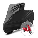 Neodrift 'NeoMax' Bike Cover for Vespa Urban Club (All-Weather Motorcycle Protection, Water & UV Resistant, Dustproof, Windproof) (Color-Black)