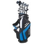 Rife RX5 Golf Clubs Full Set with Stand Bag, Driver, Fairway Wood, Hybrids, Irons 6-SW, Mallet Putter - Graphite & Steel Shafts, All-Weather Grips, Dual Strap Carry Bag- Golf Club Sets for Men