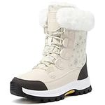 COOJOY Womens Winter Snow Boots Wat