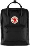 Fjällräven Kånken 23510-550 Unisex Waterproof Outdoor Hiking Backpack 38 x 27 13 cm, 16 Liter Black