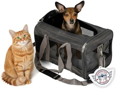 Sherpa Original Deluxe Travel Pet Carrier, Airline Approved & Guaranteed On Board - Charcoal Gray, Medium