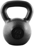 CAP Barbell Black Cast Iron Kettleb