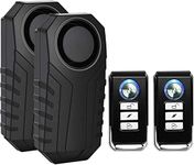 Bike Alarm with Remote 2 Pack, 113d