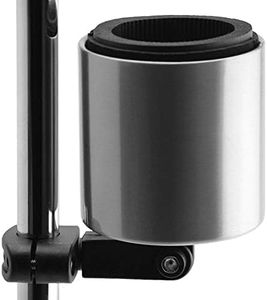 Kroozie Deluxe Bicycle Cup Holder - The Ultimate Bike & Scooter Cup Holder for Handlebars, Cruiser, Electric & Exercise Bikes, Treadmills, and More