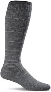 Sockwell Men s Circulator Moderate 15-20mmHg Graduated Compression Socks Black Solid Large / X-Large