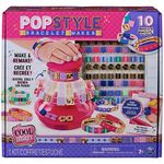 Cool Maker - POPSTYLE Bracelet Maker - Friendship Bracelet Making Kit - 1 Machine with Storage, 170 Beads and 22 Reusable Elastic Bands - 6067289 - Toys Girls 8 Years +