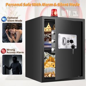 Mejasg 52L Large Fireproof Safe – Secure Home Storage Box