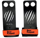 Bear KompleX 2 hole Gymnastics grips are great for WODs, pullups, weight lifting, chin ups, cross training, exercise, kettlebells, more. Protect your palms from rips and tears! Small 2hole CARBON