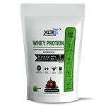 XLR8 Whey Protein Powder with 24 g Protein, 5.4 g BCAA- 2 Lbs / 907 g (Milk Chocolate Fudge)