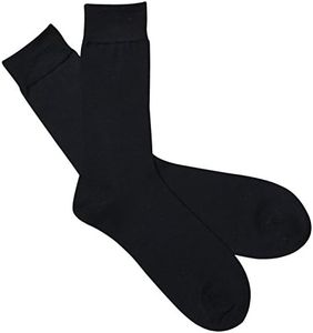 Jasmine Silk Women Pure Silk Socks Thermal Sock One Size (3-7), Black, 3-7