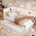 MKABAK Twin Size Daybed with Trundl
