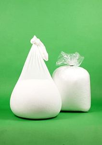 EcoBeanz Bean Bag Polystyrene Beads for Refill and Filling Premium Quality (1 Cubic Feet)