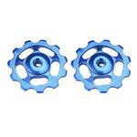 Loom Tree 2Pcs Mountain Bike Cycling 11T Jockey Wheel Rear Derailleur Pulley Blue | Cycling | Bicycle Components Parts | Derailleurs (Rear) |