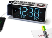 Projection Alarm Clock with FM Radi