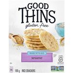 GOOD THINS Rice Sesame Gluten Free Crackers 100 g