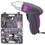 Tool Kit With Cordless Screwdrivers