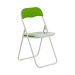 Harbour Housewares Green/White Padded, Folding, Desk Chair