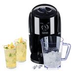 LIVIVO Electric Ice Crusher with Ice Scoop and Large Removable Hopper Box for Making Snow Cones, Blending Slushie, Cocktail, Frappe, Iced Tea and Coffee etc (Black)