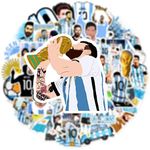 50 Pcs Soccer Stickers Decals 50 Pack for Laptop, iPhone, Water Bottles, Computer, and Hydro Flask,DIY Decor for Bumper Wall