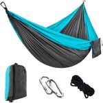 Camping Hammock Double & Single Portable Hammocks Camping Accessories for Outdoor, Indoor, Backpacking, Travel, Beach, Backyard, Patio, Hiking