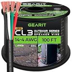 GearIT 14/4 Speaker Wire (100 Feet)