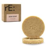 RE: Eco-Friendly Dish Washing Soap Bar with Loofah Holder - Palm Oil Free, Zero Waste, Plastic Free, Free of Artificial Dyes and Fragrance (1, Cinnamon)