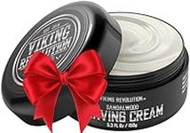 Luxury Shaving Cream for Men- Sandalwood Scent - Soft, Smooth & Silky Shaving Soap - Rich Lather for the Smoothest Shave - 150 g